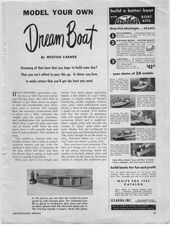 Model Your Own Dream Boat plan