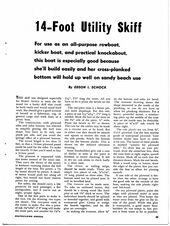 14-Foot Utility Skiff plan